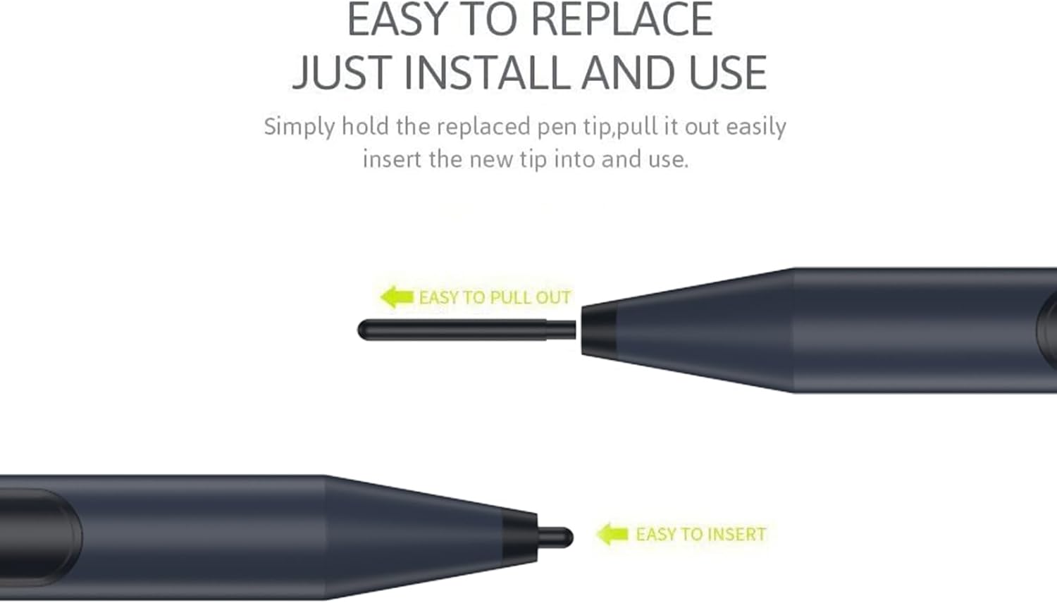 Genuine Digital Stylus Pen for HP Envy x360/Pavilion x360/Spectre x360 2-in-1 Touch Screen Laptops, Support MPP 1.51 Tilt Pen with 1024 Pressure Sensi Black image 7 of 8 B07YJL42G9