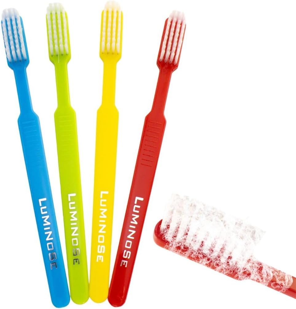 100 Escovas de Dente Descartáveis Prepasterizadas Omnia ONE | Convenientes, Prontas para Usar e Higiênicas – Ideais para Viagens, Consultórios Dentários e Higiene Oral em Movimento