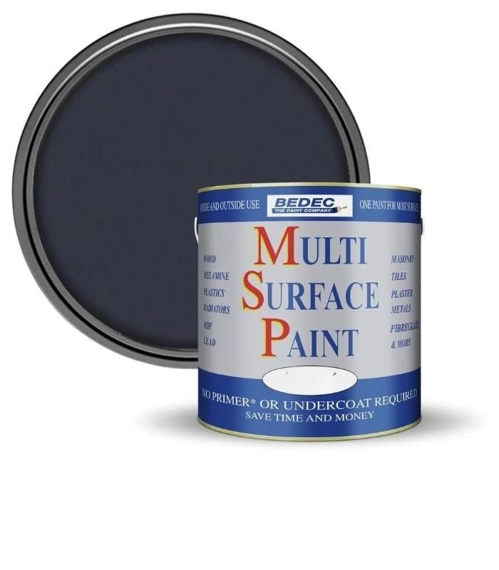 Bedec Multi Surface Paint - Satin - Anthracite - 5 Litre โ image 1