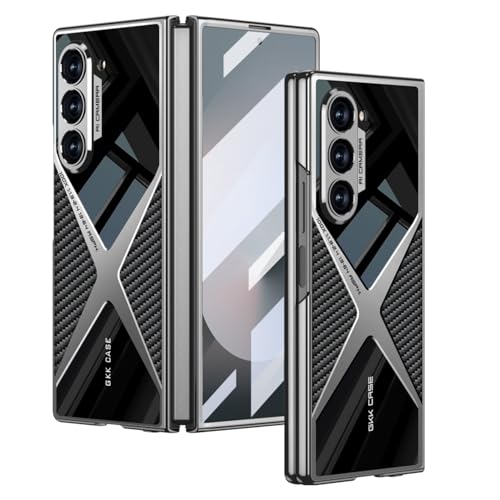 Galaxy Z Fold6�P�[�X ���^ �y�� �����K���X�ی�t�B���� �������b�L�t���[�� ���C�V�͗l�̃��U�[ �J�o�[ ���C�����X�[�d �����Y�ی� �܂��� �g�ѓd�b �S�ʕی� �蒠�^ �X�}�z �ϏՌ� �w��h�~ �t���b�v �}�b�g �L���L�� �\�t�g ���C ��