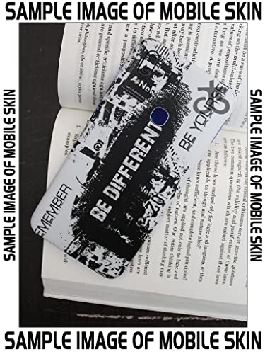 Image of AtOdds - Full Body Back Screen Guard Protector Film - Lamination Wrap Skin Sticker Compatible with REDMI 12 (5G) | Scratchproof Matte Finish (Design - Be Different)