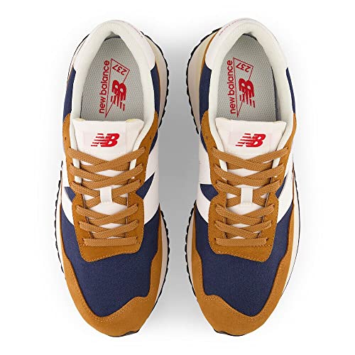 New Balance Men's 237 V1 Sneaker, Tabac/Nb Navy/White, 11