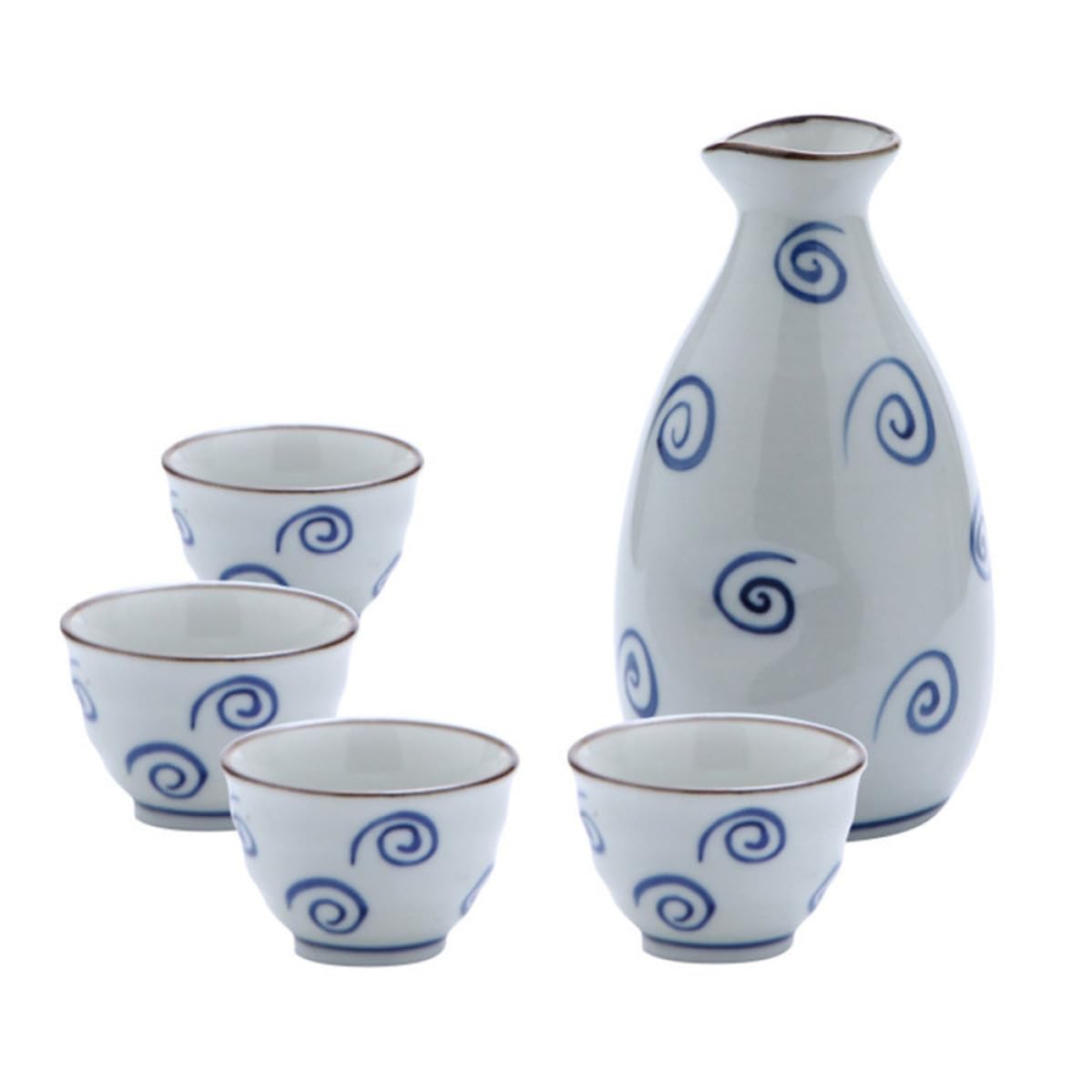 POPETPOP Cerámica Tetera de Sake Japonesa Tazas, Estilo Japonés