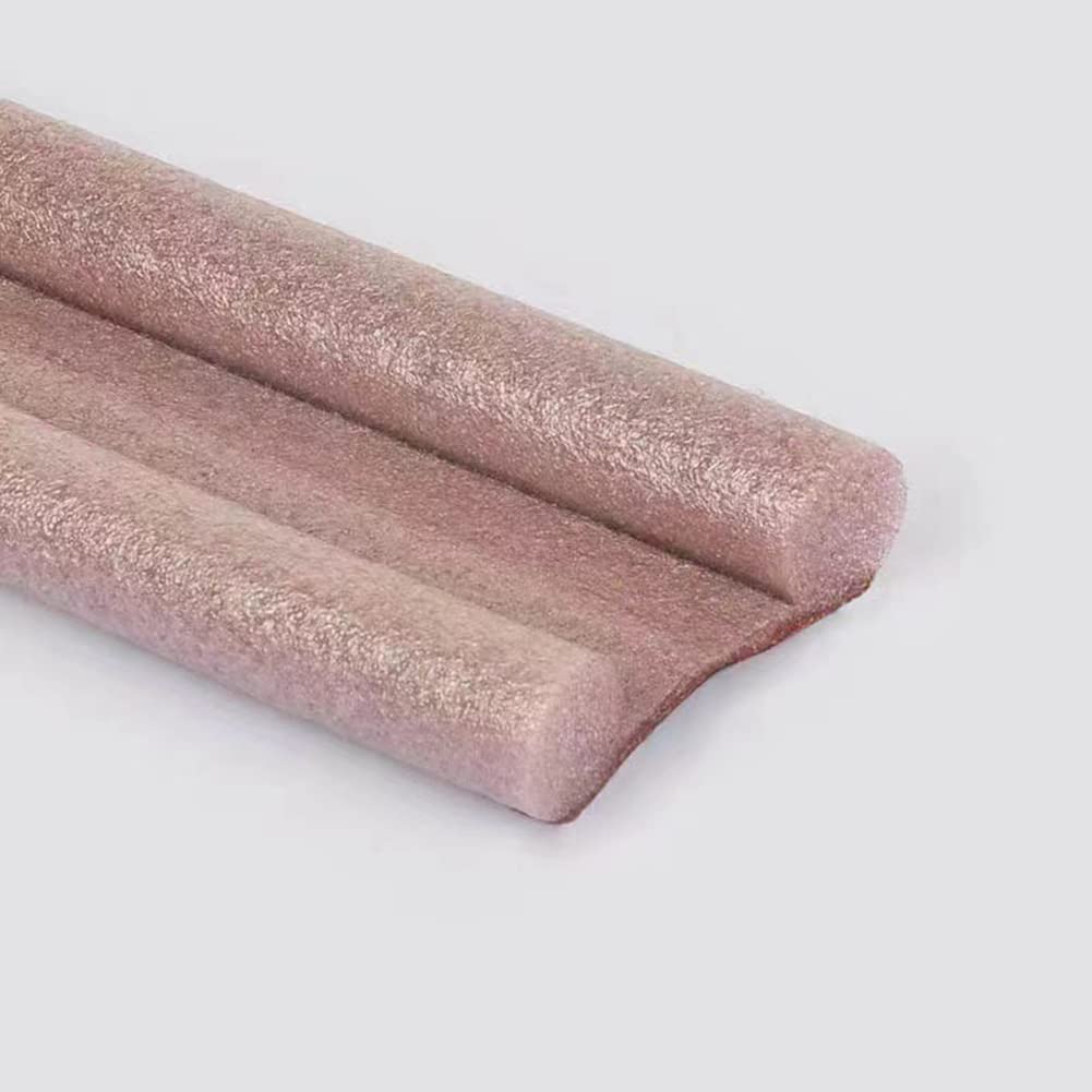 Twin Door Draft Stopper, Double Side Under Door Bottom Seal Strip Noise Blocker, 92cm Waterproof Seal Strip Draught Excluder Stopper Door Bottom Guard