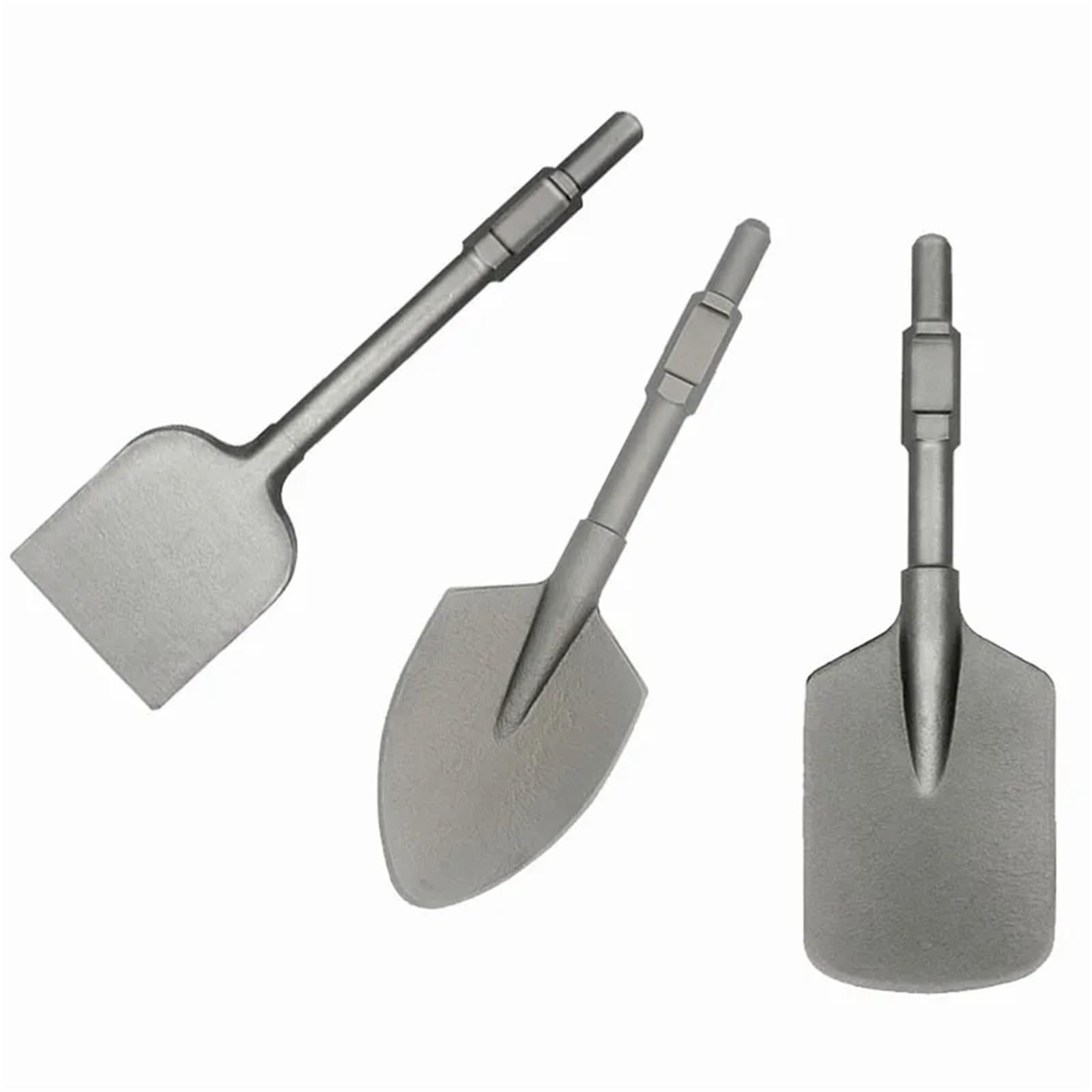 Lehm-Spaten für Abbruchhammer Starke Schlagbohrmaschine Elektrischer Hammer Home Professioneller Beton Industriequalität Zubehör Werkzeuge 65A 95A(Color 1)