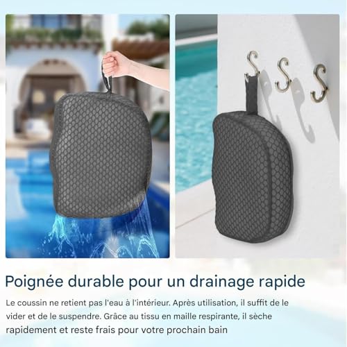 Siège de spa accessoires immersion rapide sans flottaison pour jacuzzi - 7