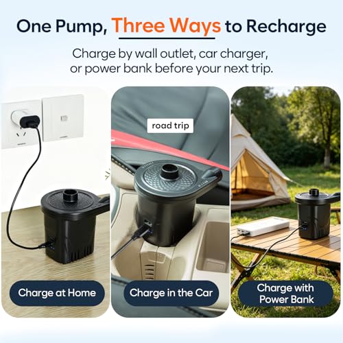 AGPTEK 4000mAh Rechargeable Air Pump