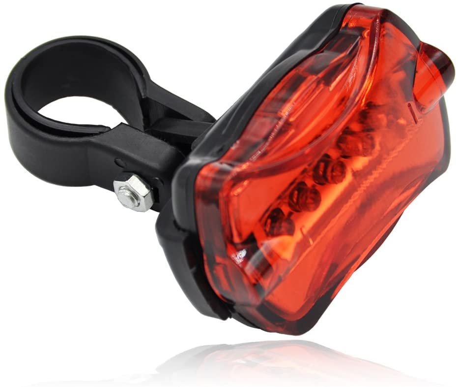 Linist Bicycle Tail Light, Bicycle Warning Taillight with 5 LED Bulb 7 Light Modes Cycling Light (B09SQ5DXJ9) Amazon Price History, Amazon Price Tracker