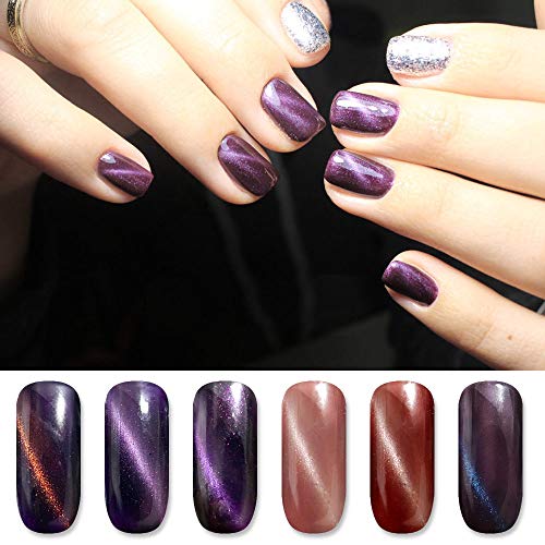 6 colores populares esmalte de uñas gel UV miniatura 2