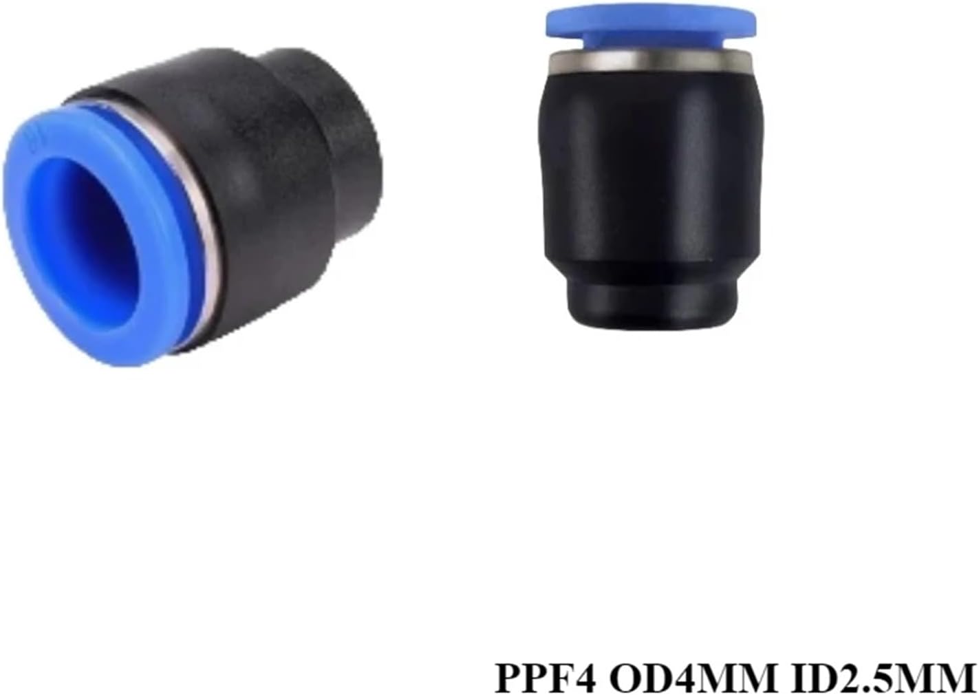 PP PPF Pneumatic Quick Couplings - Push Fit Connector Hose -4 6 8 10 12 16mm Direct Thrust Fittings 1/10Pcs(PPF4,10PCS)