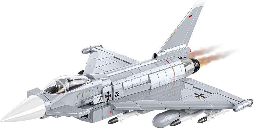 COBI Armed Forces EUROFIGHTER (Germany) Historical Plane Building Set, 644 Pieces