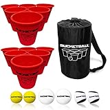BucketBall - Giant Yard Pong Edition Combo Pack - Best Beach, Pool, Yard, Camping, Tailgate, BBQ,...