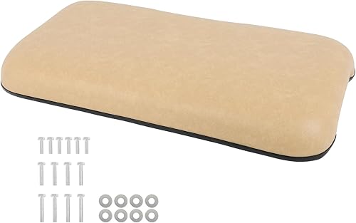 Miniatura 9 de SCITOO Conjunto de respaldo de asiento delantero para carrito de golf EZGO RXV 2008-up, cojines de repuesto estilo fábrica, color marrón
