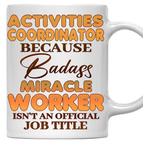MONIZILUCKY Activities Coordinator Mug, Gift For Activities Coordinator