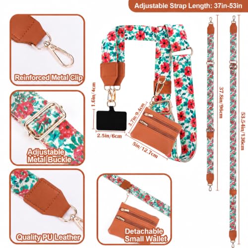 Image of XANGNIER Clip and Go Strap for Phone with Wallet Crossbody,Multicolor 28