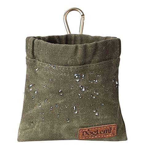 Bolsa de guloseimas para cães - Sacos de guloseimas com mosquetão,Bolsa elástica retrátil para anima
