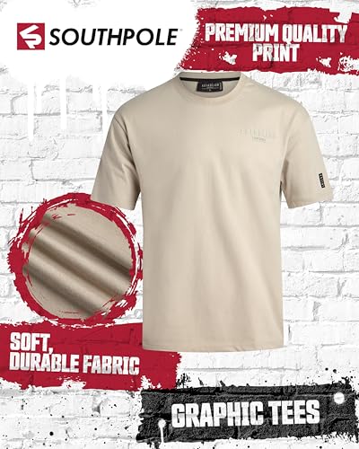 T-shirts graphiques Southpole en coton pour style décontracté