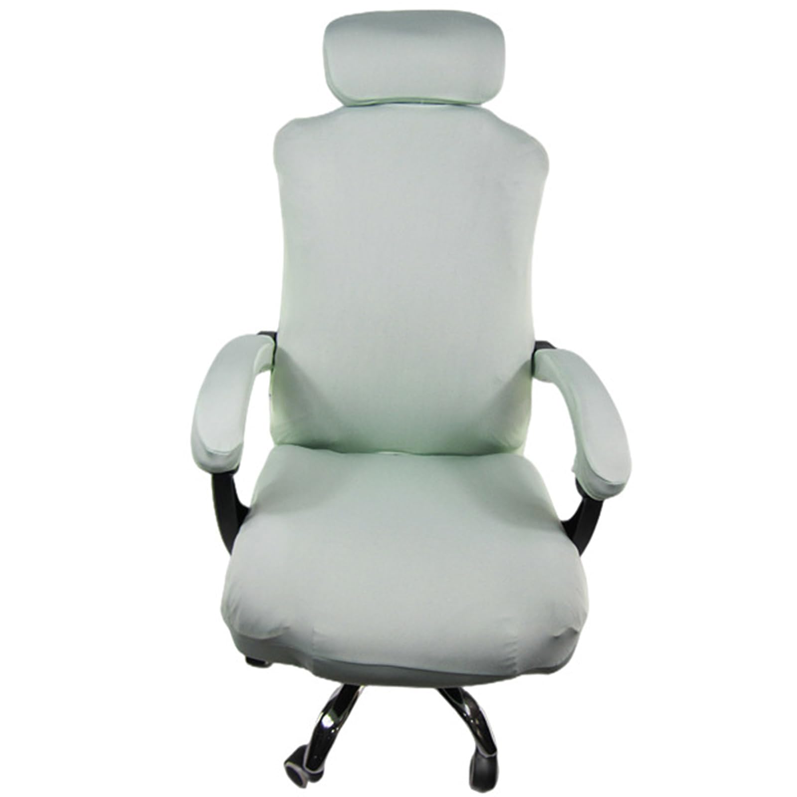 Mswborml Ergonomic Office Computer Game Chair Slipcovers with Headrest and Armrest Cover, Universal Computer Chair Covers Slipcovers Stretch, Anti Slip Gaming Chair Seat Covers Slipcovers,G