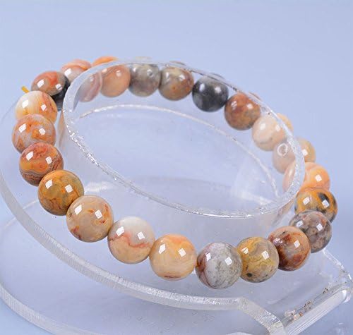 Justinstones 8mm Round Beads Stretch Bracelet 7 Inch Unisex - Image 2
