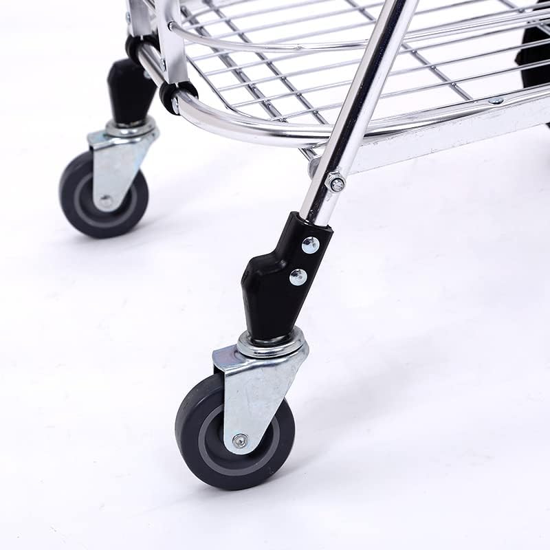 ショピングカート 買い物カート 360°回転 折りたたみ アルミ製 軽量 静音 家庭用 大容量 荷物運ぶ