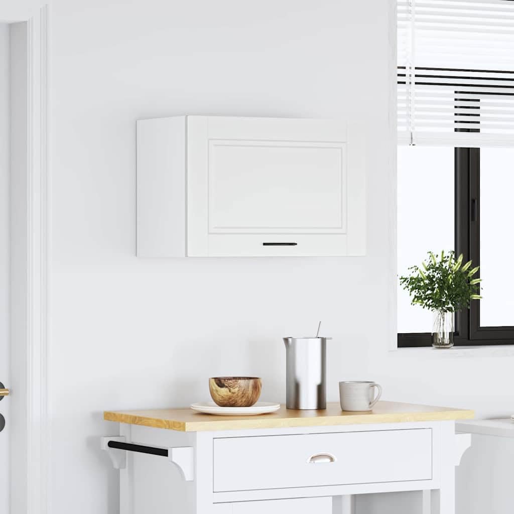 vidaXL Armoire Murale de Cuisine Porto Blanc Bois d ingénierie