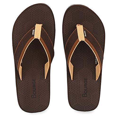 Bourge Boys Canton-58 Brown and Beige Flip-Flops-3 UK (37 EU) (4 US) (Canton-58-03) (B08LHWQ156) Amazon Price History, Amazon Price Tracker