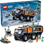 LEGO City Camion de Laboratoire Scientifique Explorateur Arctique Jouet de Construction - Ensemble de Jeu de Rôle STEM pour Garçons et Filles, Âges 8+ - Camion Jouet à Construire pour Enfants Avec 5 Minifigures - Idée de Cadeau pour Anniversaires - 60471