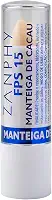 Manteiga de Cacau Bastão FPS 15, Zanphy, Neutro