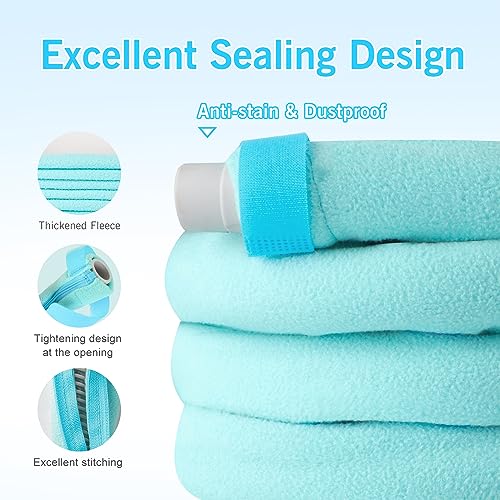 Image of IKSTAR CPAP Hose Cover 6ft [Upgrade]- Full Zippered Insulator Wrap Prevent Rainouts - CPAP Tube Cover Compatible with All Tubing -100% Skin Safe Quality - Soft Fabric Wrap No More Condensation