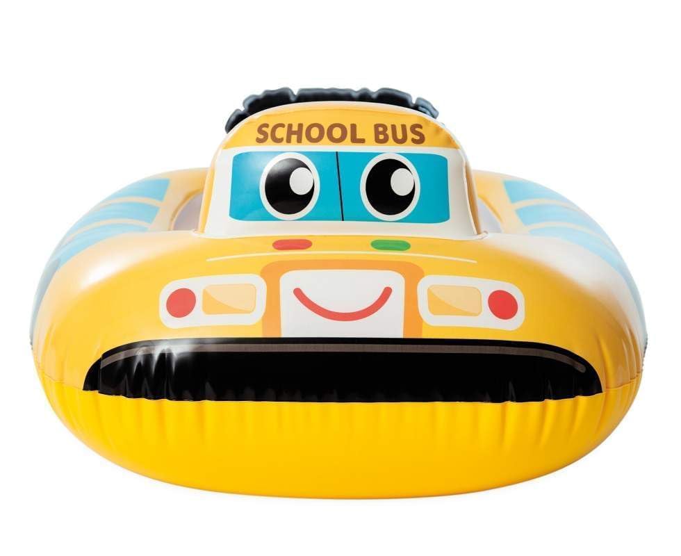 Braintastic Kids Swimming Tube – School Bus Design | Inflatable Baby Float Ring for Toddlers (1–3 Years) | Safe & Fun Inflatable Pool Accessory 2