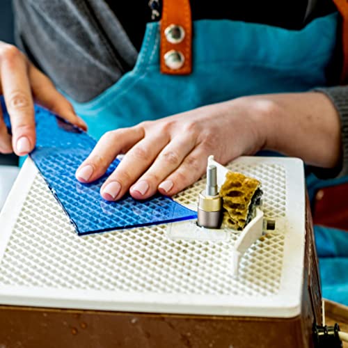 Glass Grinder Bits For Stained Glass, Stained Glass Drill Bits, Stained Glass Diamond Grinder Bit Head Tools, Stain Glass Tools And Supplies For Glass Grinder (3 Pieces,1 Inch, 3/4 Inch, 1/4 Inch) #TOP2