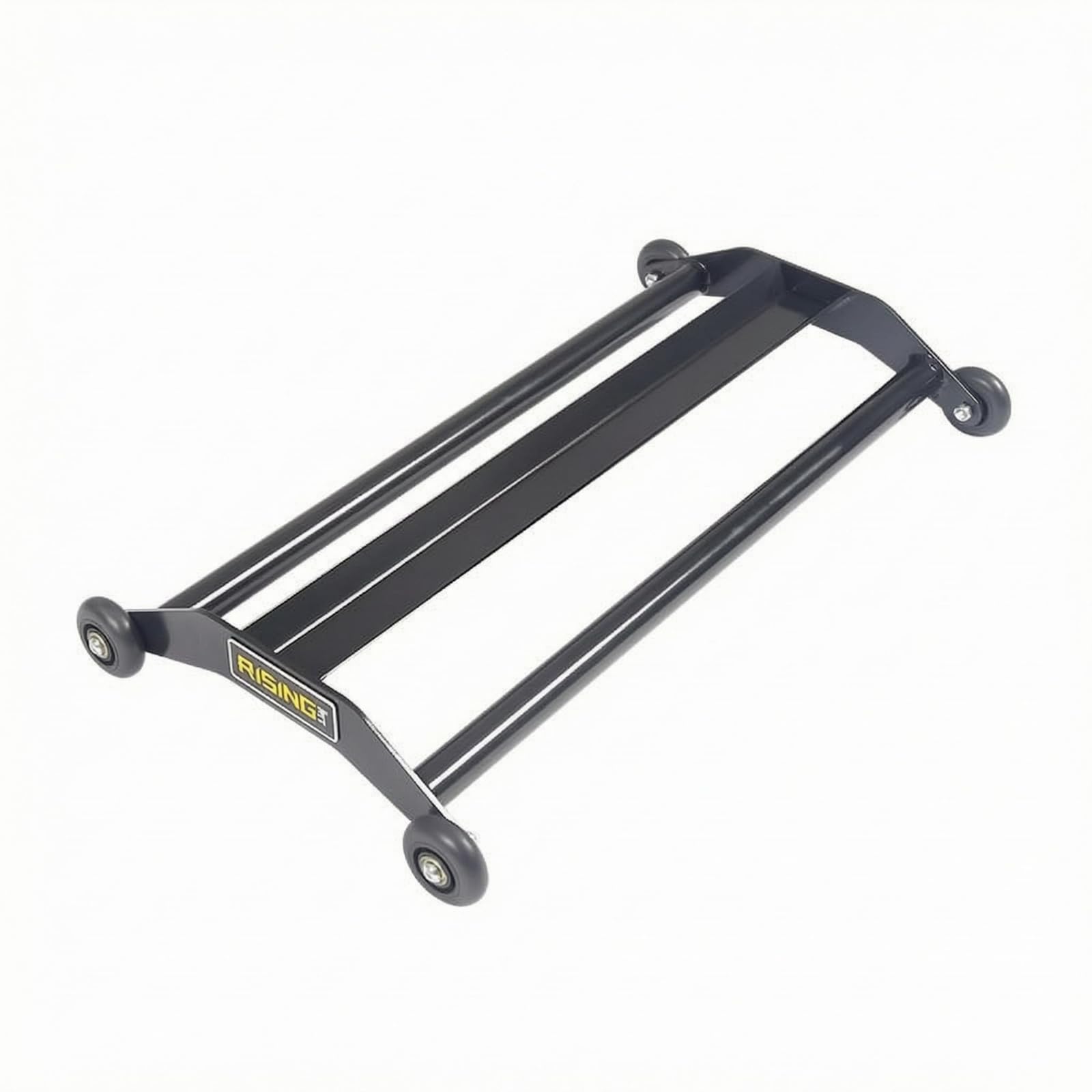 Rueda Abdominal de Rodillo Abdominal Entrenador Central Deslizadora de Núcleo Estructura de Acero Robusta y Movimiento con Ruedas Giratorias Adecuada para Fuerza Pilates Estiramientos