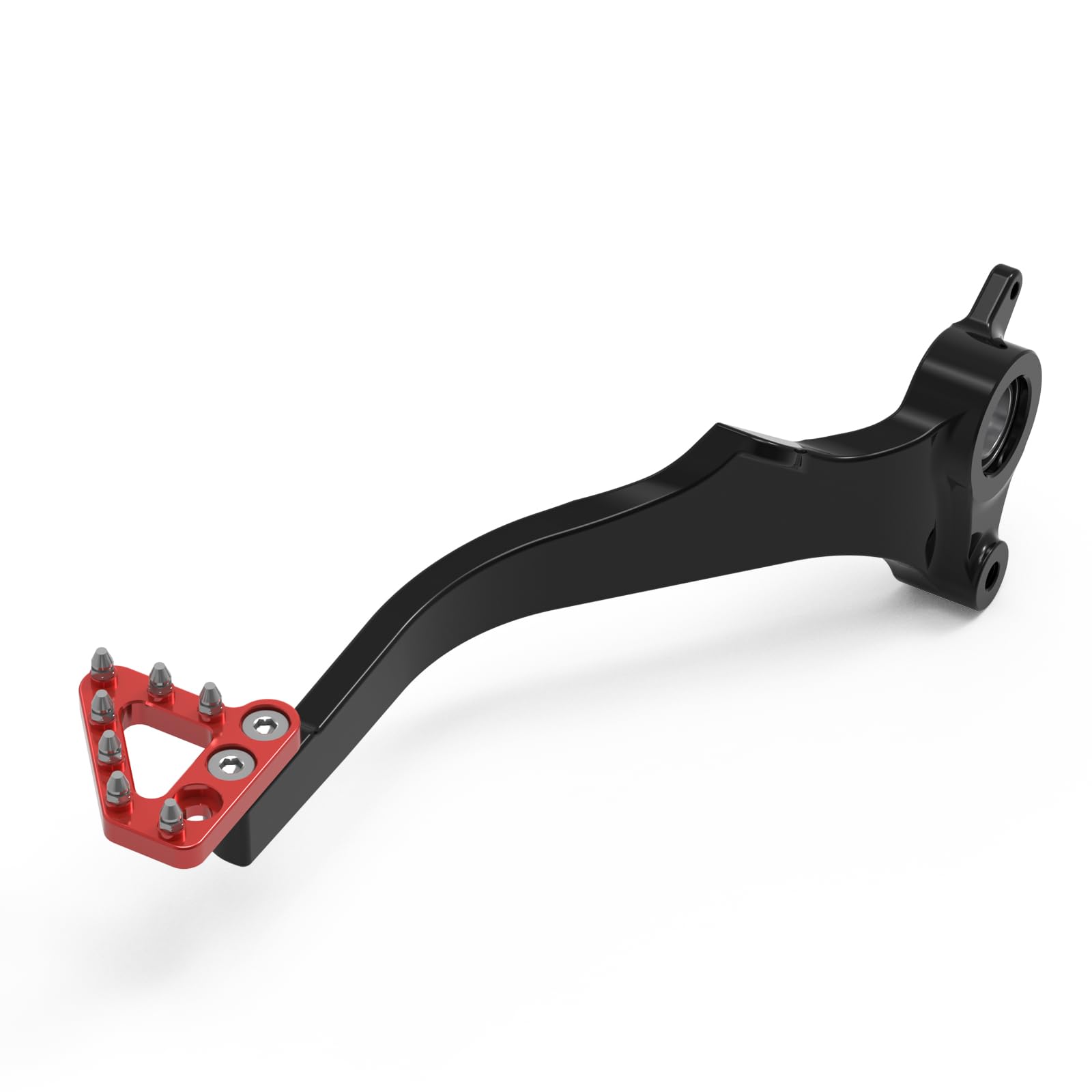 NICECNC Pedale freno nero e rosso poggiapiedi freno compatibile con GasGas 700 SM/ES 2022-2024, compatibile con Husqvarna 701 Enduro/701 Supermoto 2020-2024, 690 Enduro R/690 SMC R Accessori