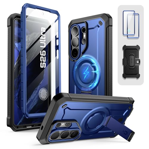 SUPCASE for Samsung Galaxy S26 Ultra Case with Stand (UB Pro Mag), [2 Front Frames] [Compatible with Wireless Charge] [Built-in Screen Protector & Bel