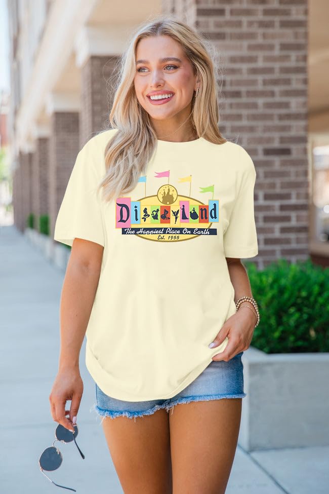 Magical Shirt for Women Magic Kingdom Castle Tshirt Princess Shirts Family Vacation Tee Casual Holiday Top2