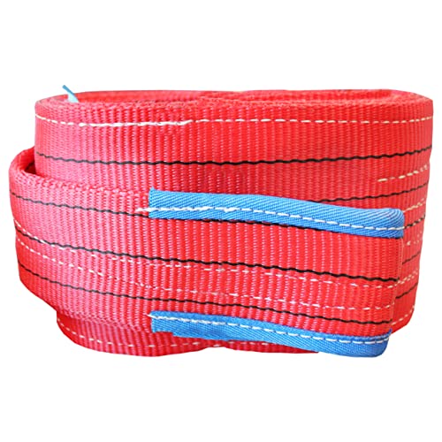 【RESISTENTE】: fascia per il sollevamento rossa in poliestere super resistente.