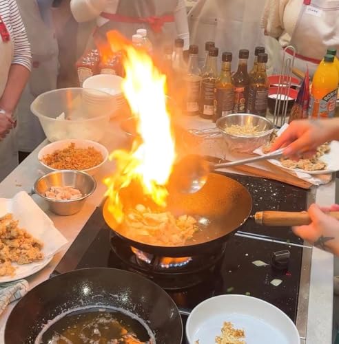 Wok de acero al carbono con antiadherente 30 cm miniatura 2