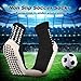 Ukontagood 8 Pairs Kids Grip Soccer Socks, Non Slip Socks for 6 to 12 Years Old Kids, Cushioned Athletic Crew Sock for Soccer Football Basketball Sports (Multicolors)