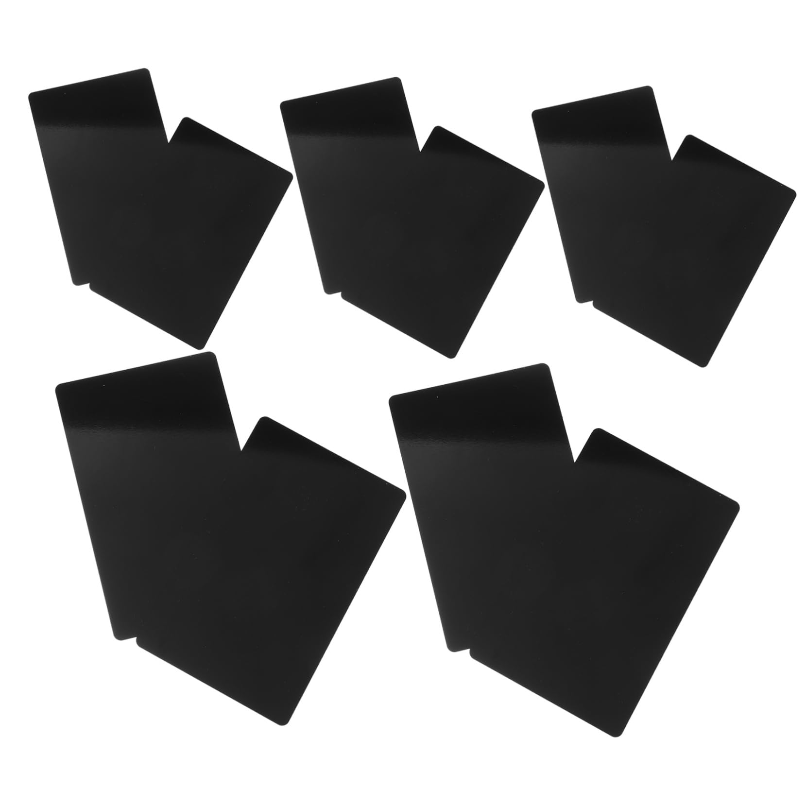 Angoily 10 Ensembles Cartes De Visite Métalliques Vides Pour Gravure Cartes Professionnelles Personnalisables 10 Pièces * 10