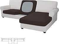 Vista 140 de Easy-Going - Funda elástica para sofá seccional de 1 pieza, chaise longue, forma L, funda de asiento separada para sofá seccional, funda de chaise