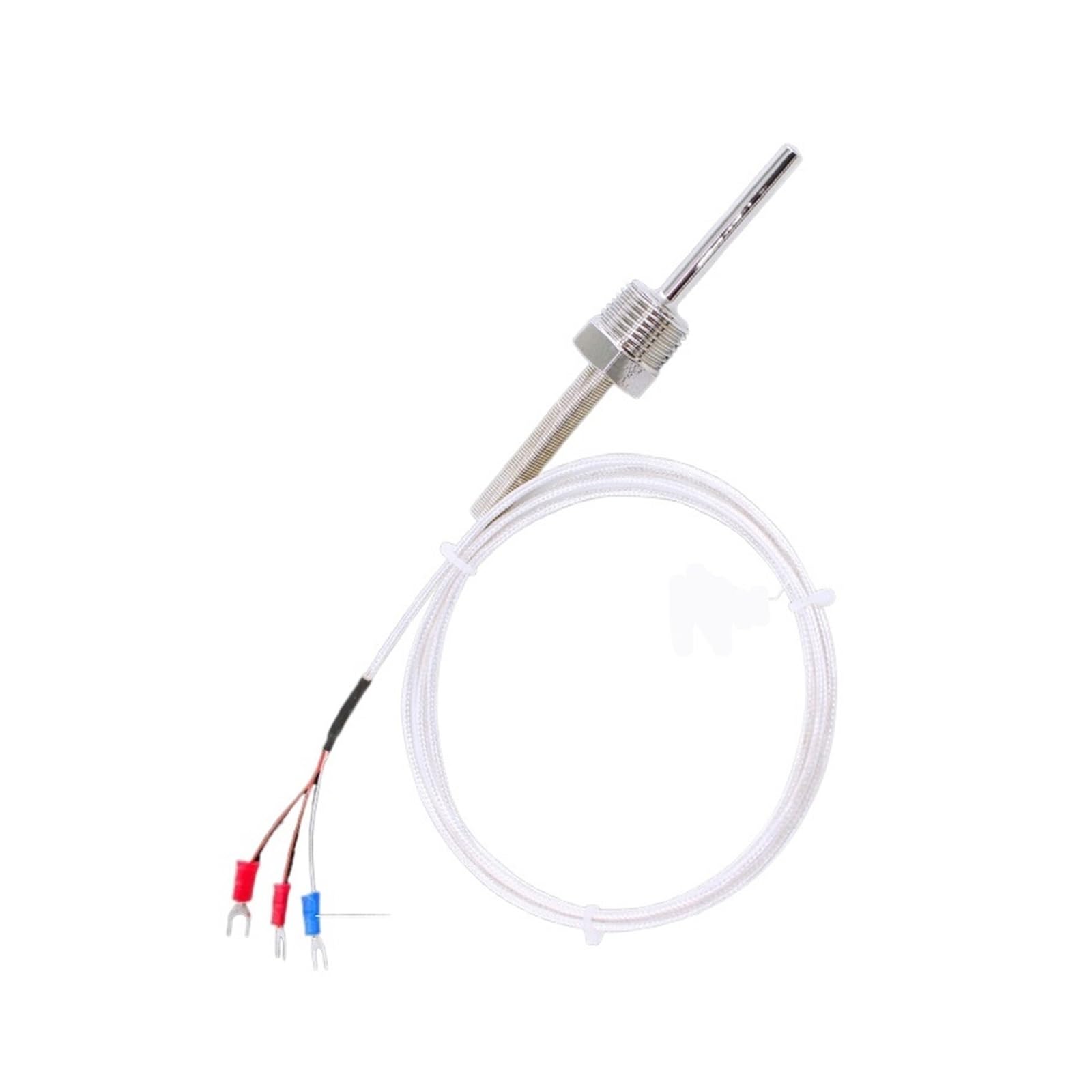 Resistencia térmica WZP-291, Sensor de Temperatura Pt100, Resistencia térmica Fija de Dos Hilos/Tres Hilos de 4 Puntos(L=15m)