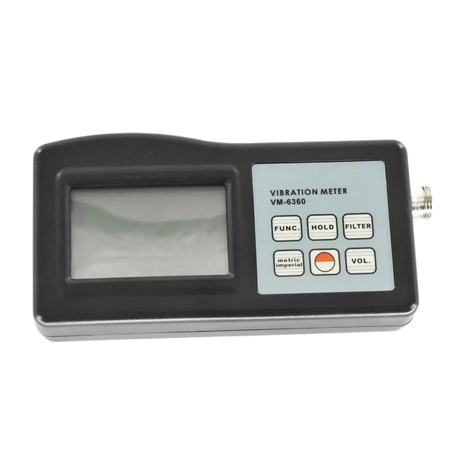 Gqnblvhzupdm One Color Vibration Tester Digital Vibration Meter Tester 10Hz-10Khz Measures Acceleration Velocity Displacement Rpm Frequency Vm-6360 Gau Analyzer