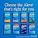 Aleve Pain Reliever & Fever Reducer Gelcaps, Naproxen Sodium, Headache and Back and Body Pain Relief Medicine, for Adults and Children Ages 12 and Up, 90 Count