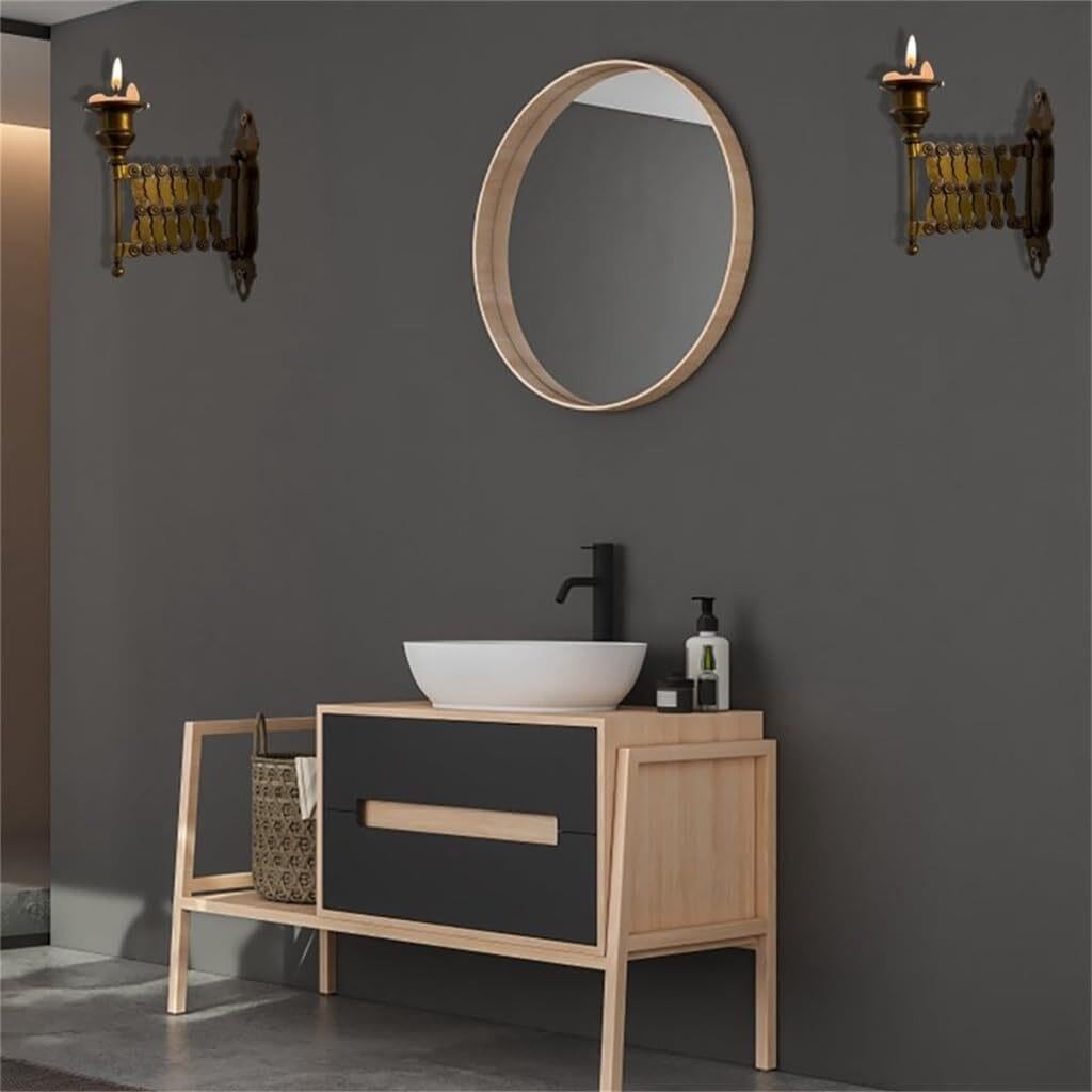 Centro de Mesa Aplique Portavelas de Pared Regulable Metálico Extensible Regalo para una casa Nueva