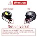 AGV K3SV Customize Aluminum Motorcycle Helmet Chin Mount Kits for GoPro and Insta360 Etc. Action Camera with Adhesive Pads and J Hook Mount