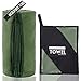 ZIUDBOC Microfiber Travel Towel, Soft Lightweight Quick Dry Towel, Super Absorbent Compact Travel & Sports & Beach Towels for Camping, Backpack, Gym, Swimming, Yoga, Hiking (L:24