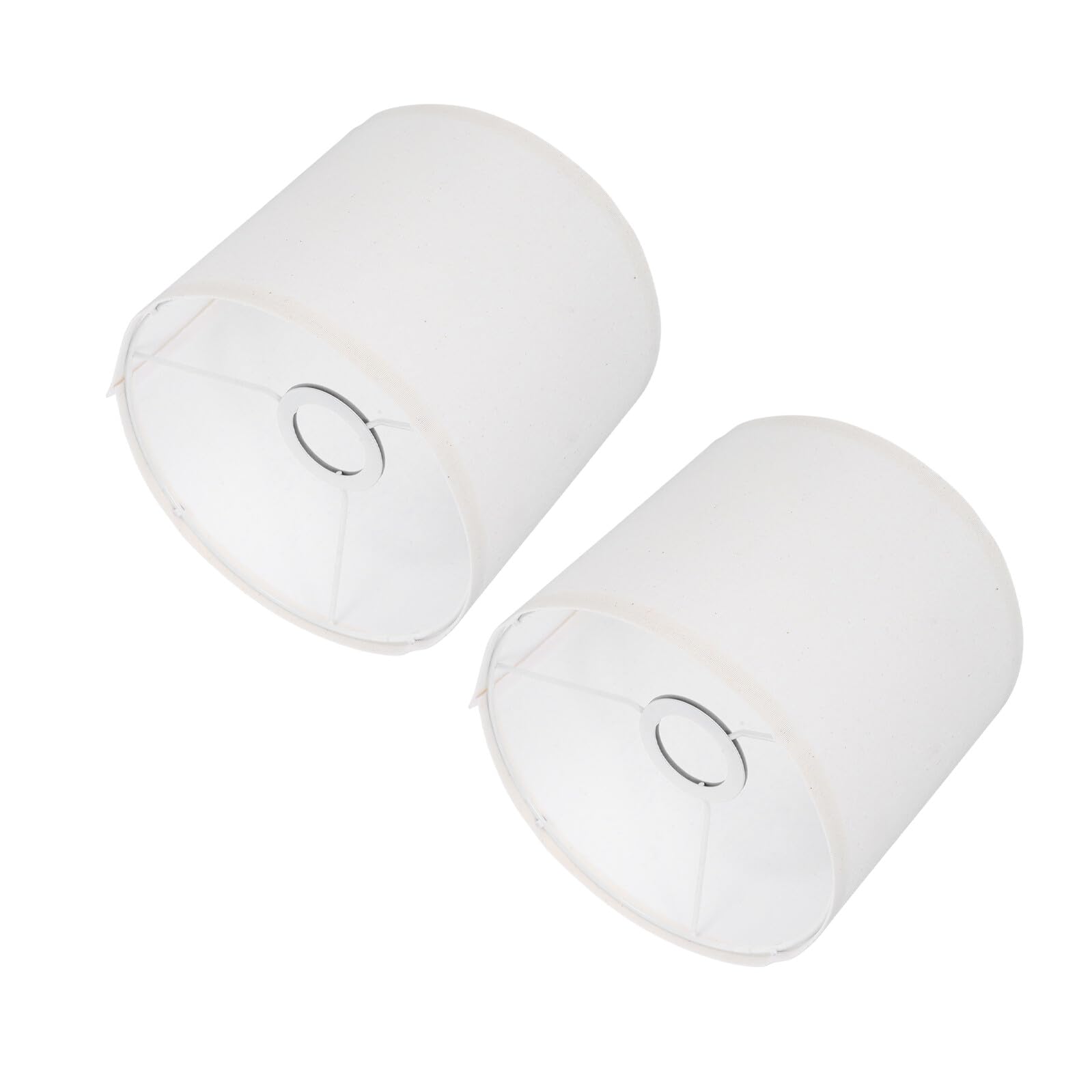 Lin Beige Abat-jour Amovible, Lot de 2 pour Lampe de Table