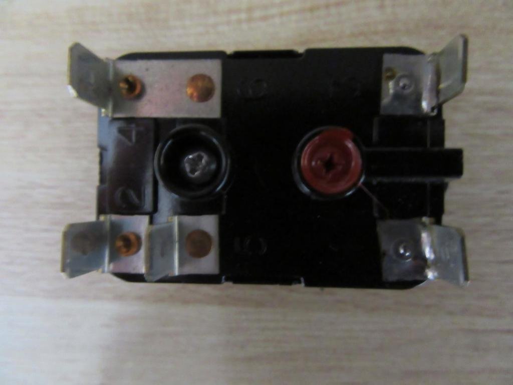 Bottom view of MARS 90372 relay showing electrical terminals