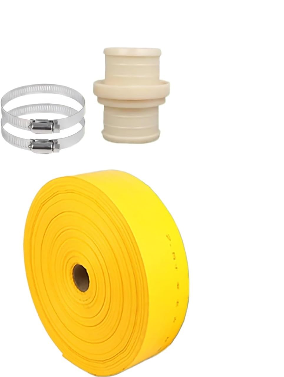Lcuvimpex One Color Pool Backwash Hose, Lay Flat Water Discharge Hose 65Mm 2.5 Inches 1Mpa Multiple Lengths(50Meter)