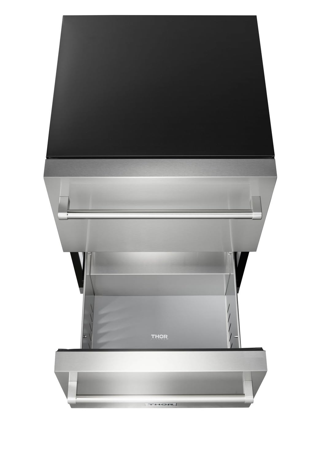 Thor Kitchen 24-Inch Indoor Outdoor Refrigerator Drawer in Stainless Steel - Model TRF24U on Fridge.com